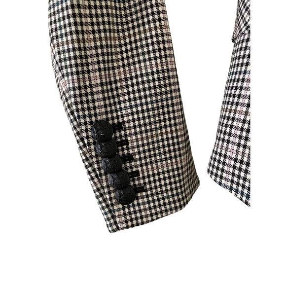 Veronica Beard Grey Plaid Diego Dickey Jacket Blazer 2 EUC - Picture 7 of 14